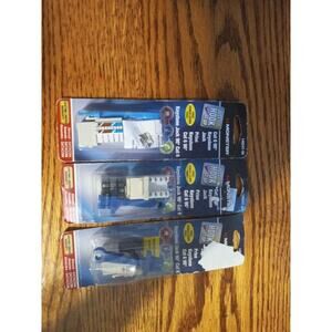 NIP 140247-00 Monster Cable Just Hook It Up 3 pack Almond Adapter Cat 6